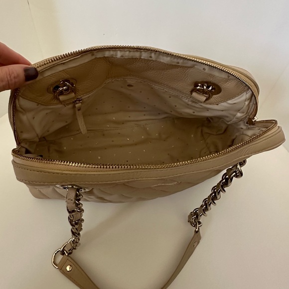 ✨Like New!! KATE SPADE Gold Coast Georgina Quilted Leather Cashew Handbag Purse - Picture 12 of 16